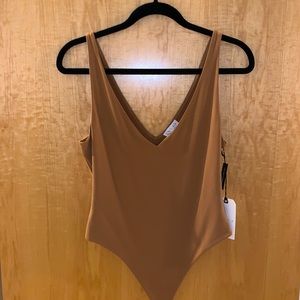 Leith M Tan Tank Body Suit